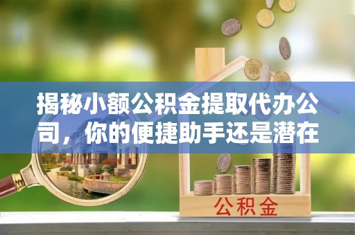 辽宁揭秘小额公积金提取代办公司，你的便捷助手还是潜在风险？