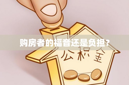 辽宁购房者的福音还是负担？