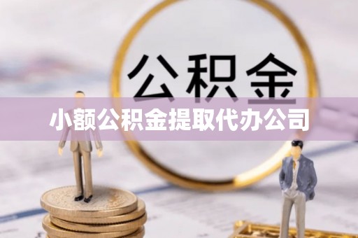 辽宁小额公积金提取代办公司
