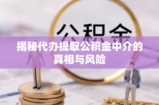 辽宁揭秘代办提取公积金中介的真相与风险