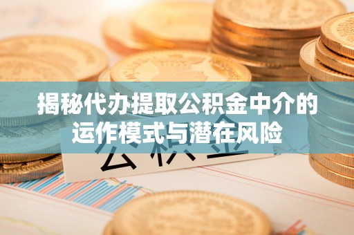 辽宁揭秘代办提取公积金中介的运作模式与潜在风险