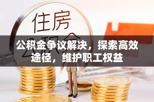 辽宁公积金争议解决，探索高效途径，维护职工权益