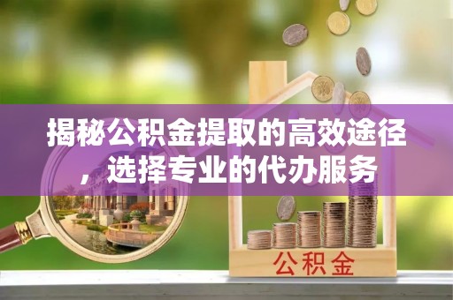 辽宁揭秘公积金提取的高效途径，选择专业的代办服务