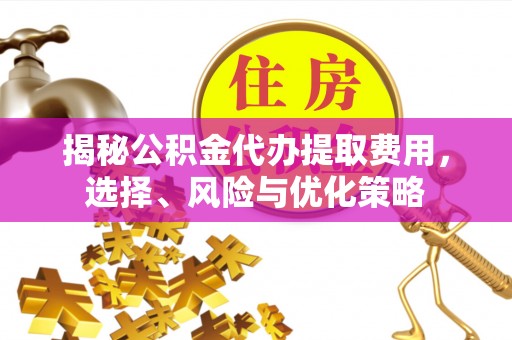 辽宁揭秘公积金代办提取费用，选择、风险与优化策略